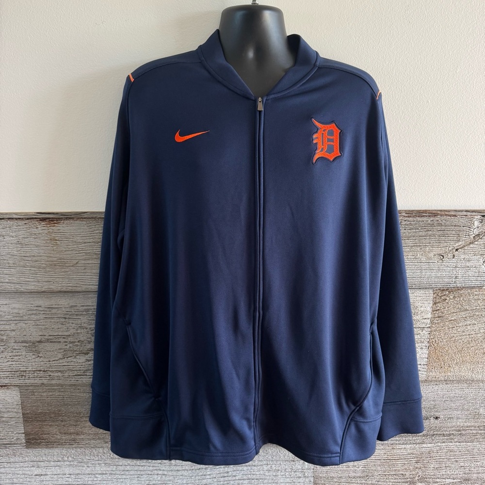 Nike Dri-FIT Detroit Tigers Full-Zip Jacket Men’s Size L MLB Baseball (T1)